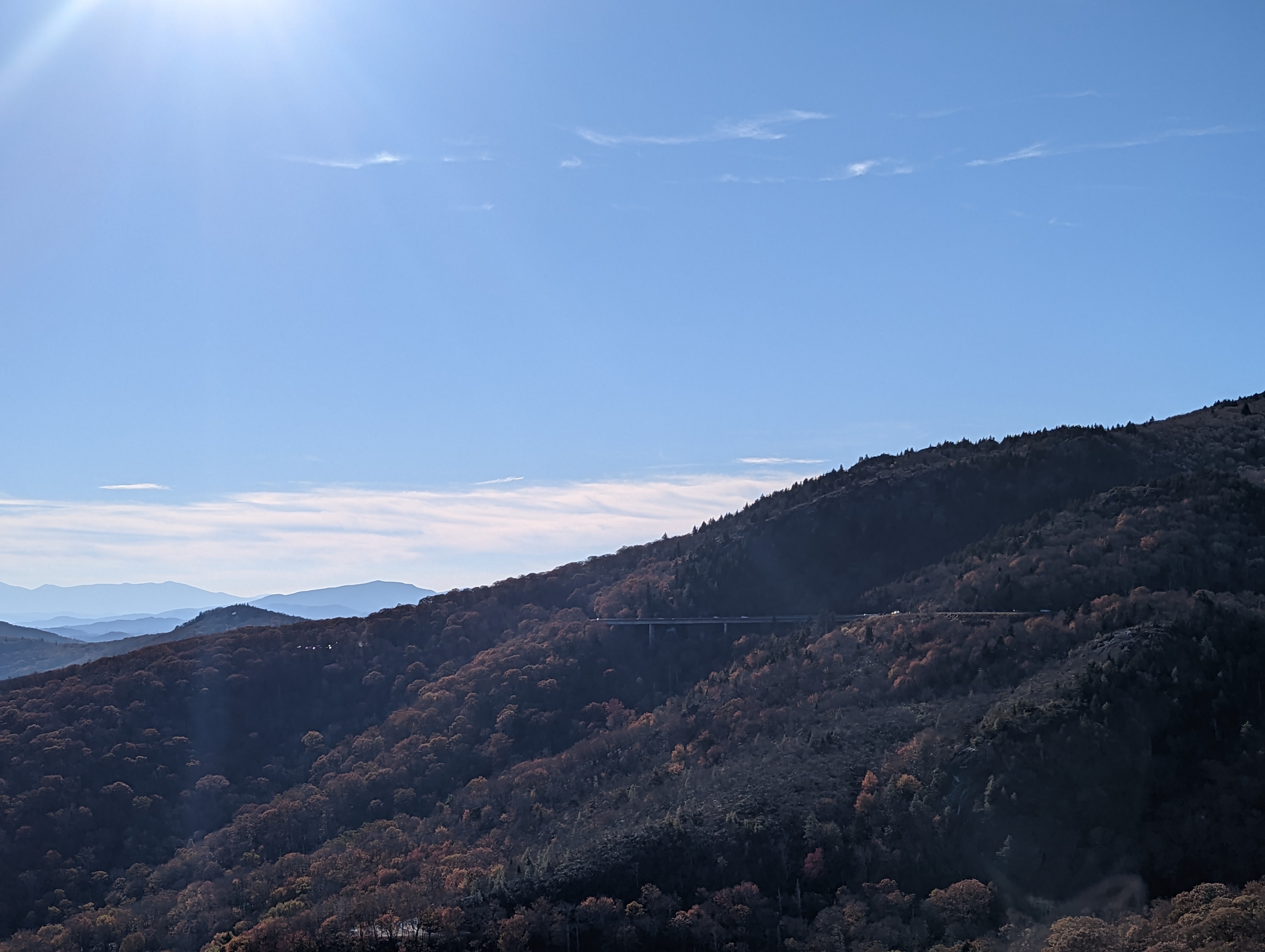 So many pretty pictures of the famous bridge, but I didn’t get to take a good one this time. The bridge is in there though.
